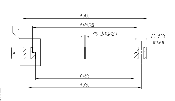 钩圈法兰